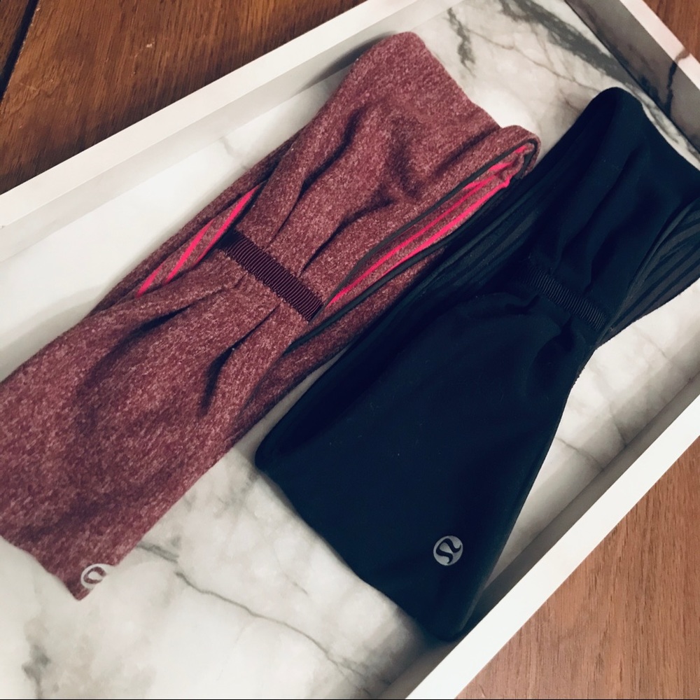 Lululemon Reversible Run w/ Me Ear Warmer (Black)